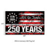 Garden Flag Double Sided 3-Ply American Patriotic Flags 1776-2026