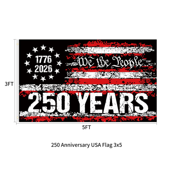 Garden Flag Double Sided 3-Ply American Patriotic Flags 1776-2026