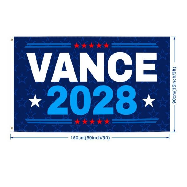 3x5 Feet Flag 2028 New Presidential Election Flag, Vance Campaign Banner 3x5FT, Custom Flags Available with Your Own Design