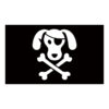 Banner Background Cloth 3x5 Ft Jolly Roger Pirate Skull and Crossbones Polyester Flag with Brass Grommets