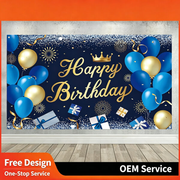 Perfect for any birthday celebration, this banner can be hung in various locations such as walls, doorways, gardens, or party venues. Its versatile design makes it suitable for different themes and styles, enhancing the festive atmosphere wherever it’s placed.