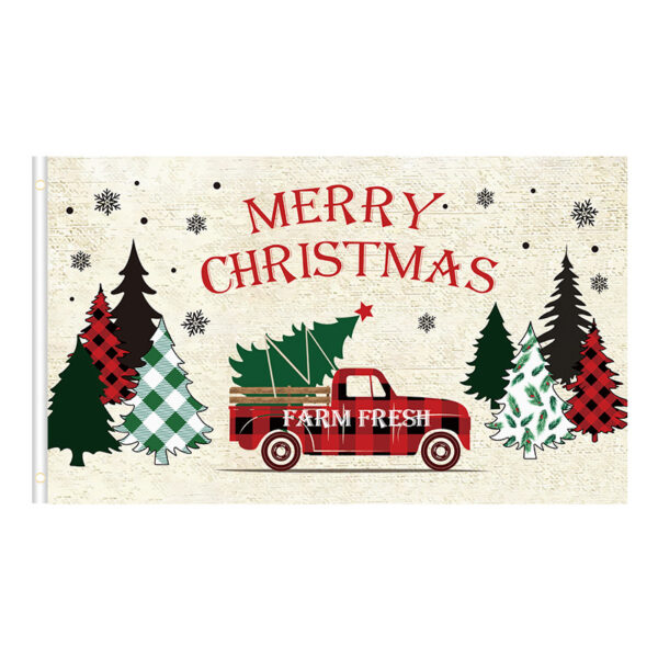 Christmas yard flag Christmas Garden Flags, Holiday Atmosphere Decor, Wholesale Custom Christmas Yard Flags, Support Custom Image Printing