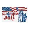 Custom Print Available US Independence Day Flag Tapestry, American National Holiday Themed Backdrop Banner, Custom Event Decor Flag