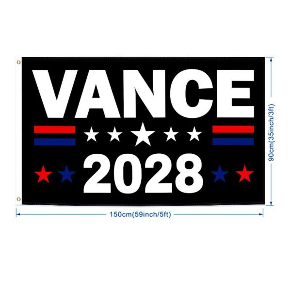 Customizable with Your Own Image 2028 New Presidential Election Flag, Vance Campaign Banner 3x5FT, Custom Flags Available with Your Own Design