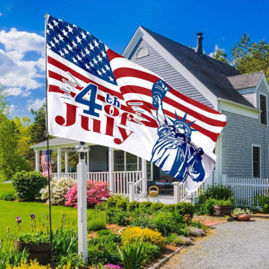 US Independence Day Flag Tapestry, American National Holiday Themed Backdrop Banner, Custom Event Decor Flag