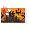 Halloween tapestry New Halloween Hanging Tapestry, Skull Witch Pumpkin Clown Themed Background Decor, Outdoor Spooky Atmosphere Wall Banner