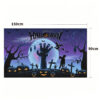Hanging Tapestry New Halloween Hanging Tapestry, Skull Witch Pumpkin Clown Themed Background Decor, Outdoor Spooky Atmosphere Wall Banner