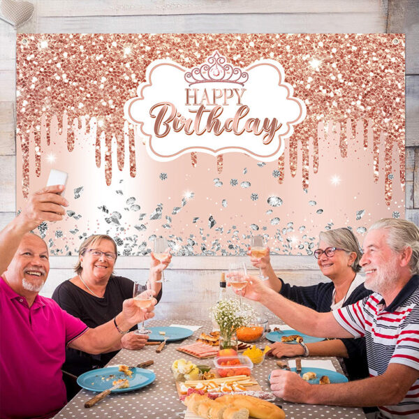 Perfect for any birthday celebration, this banner can be hung in various locations such as walls, doorways, gardens, or party venues. Its versatile design makes it suitable for different themes and styles, enhancing the festive atmosphere wherever it’s placed.