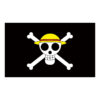 DESFLOPY No Quarter 1718 Pirate Skull Flag Banner, Anime Wall Hanging Decor for Room Decoration