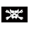 Skeleton Pirate Flag 3x5 Ft Jolly Roger Pirate Skull and Crossbones Polyester Flag with Brass Grommets