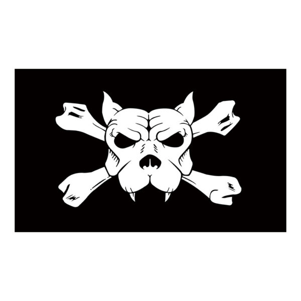 Skeleton Pirate Flag 3x5 Ft Jolly Roger Pirate Skull and Crossbones Polyester Flag with Brass Grommets