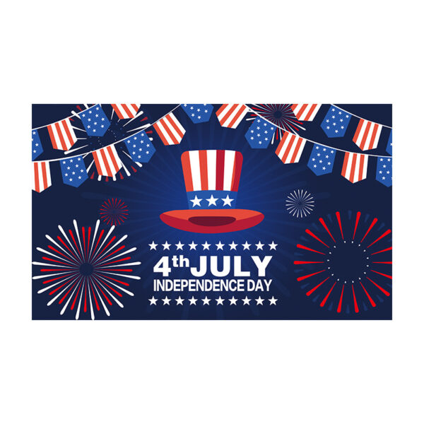 USA National Holiday Atmosphere Backdrop Banner US Independence Day Flag Tapestry, American National Holiday Themed Backdrop Banner, Custom Event Decor Flag