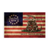 We The People banner Don't Tread On Me Rattlesnake Flag Banner, We The People American Patriotic Decor Flag