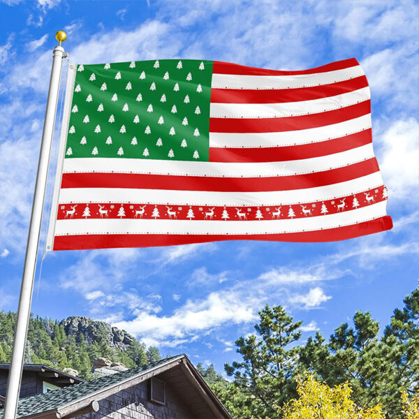 custom Christmas flag Christmas Garden Flags, Holiday Atmosphere Decor, Wholesale Custom Christmas Yard Flags, Support Custom Image Printing