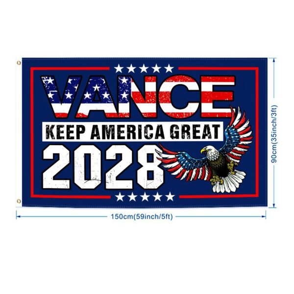 custom campaign flag 3x5ft 2028 New Presidential Election Flag, Vance Campaign Banner 3x5FT, Custom Flags Available with Your Own Design
