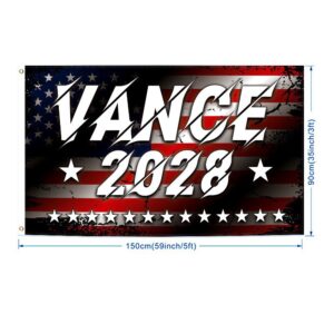 2028 New Presidential Election Flag, Vance Campaign Banner 3x5FT, Custom Flags Available with Your Own Design