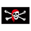 digital printing background cloth 3x5 Ft Jolly Roger Pirate Skull and Crossbones Polyester Flag with Brass Grommets