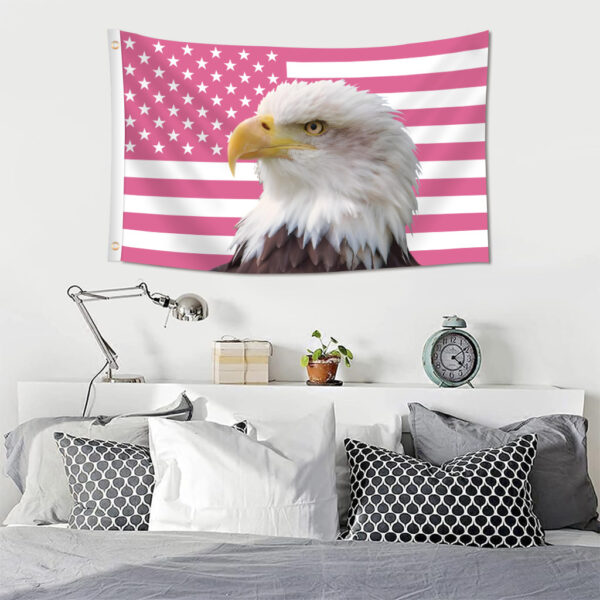 fan cheering banner US Flag Background Pattern Celebrity Support Banner, Custom Hanging Backdrop Flag with Free Design Service