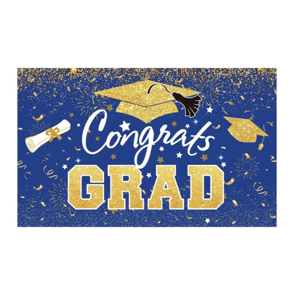 graduation photo backdrop New 2026 Graduation Backdrop, Grad Party Decor Hanging Banner, Polyester Custom Printed Flag
