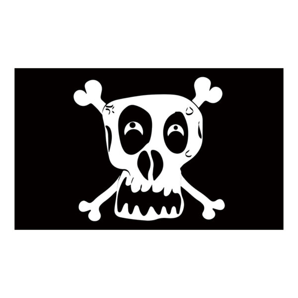 pirate flag 3x5 Ft Jolly Roger Pirate Skull and Crossbones Polyester Flag with Brass Grommets