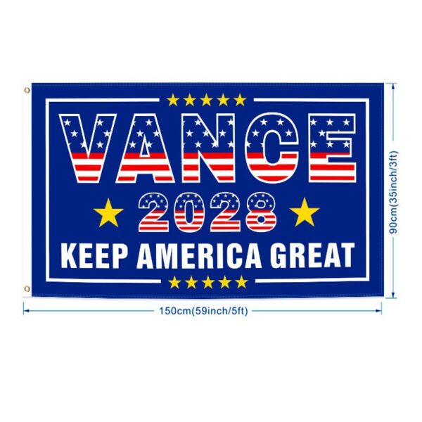 presidential election banner 2028 New Presidential Election Flag, Vance Campaign Banner 3x5FT, Custom Flags Available with Your Own Design