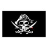 skull crossbones banner 3x5 Ft Jolly Roger Pirate Skull and Crossbones Polyester Flag with Brass Grommets