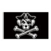 skull pirate banner DESFLOPY No Quarter 1718 Pirate Skull Flag Banner, Anime Wall Hanging Decor for Room Decoration